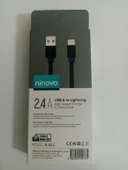 Ninova N46C 2.4 A Usb A-Lightning Hızlı Şarj ve Data Kablosu thumbnail 2