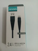 Ninova N36C 2.4 A Usb A-Lightning Hızlı Şarj ve Data Kablosu thumbnail 1