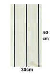 Shiny Krem Lambiri Desenli 60x30cm Yapışkanlı Mutfak Banyo Kaplama Duvar Paneli Kağıdı TX-114 - 2