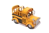 MDB Dekoratif Metal Araba Okul Otobüsü Kalemlik thumbnail 1