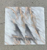 Shiny Mix Color Mermer Desenli 60x30cm Yapışkanlı Mutfak Banyo Kaplama Duvar Paneli Kağıdı TX-092 thumbnail 4