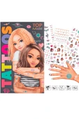 TOP Model Çocuk Geçici Dövme Seti – 4 Sayfa Renkli Su ile Transfer Tattoo Sticker Kit - 6