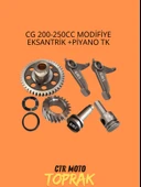 CG 200–250cc Modifiye Eksantrik ve Piyano Takımı – Performans Motor Parçaları - 1