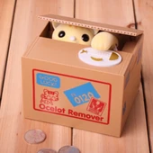 Hırsız Para Çalan Kedi Kumbara thumbnail 1