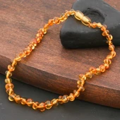 MDB Bebek Damla Kehribar Diş Kolye - 2