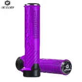 Enlee Mtb Bmx Elcik Silikon Bisiklet Elcik Kaymaz Yapı 140 mm Bisiklet Elciği Kolay Kavrama Gold Mor thumbnail 1