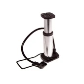 Yüksek Basınçlı Alüminyum Gümüş Renk Top Bisiklet Taşınabilir Hava Ayak Pompası thumbnail 2