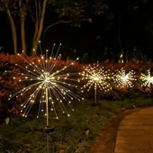 MDB Solar Havai Fişek Dekor Led Işık Bahçe Aydınlatma S-50 thumbnail 2