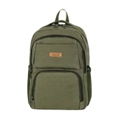 MDB KANVAS KUMAŞ GÜNLÜK, SEYAHAT VE OKUL SIRT ÇANTASI YEŞİL - 2