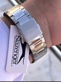 Slazenger Çelik Kordon İç Fonksiyonları Aktif 5 Atm Su Geçirmez Erkek Kol Saati VS.BLKT.0621 thumbnail 4