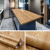 MDB Ahşap Görünümlü Duvar Kağıdı Kendinden Yapışkanlı 5 metre thumbnail 1