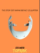 TVS Jupiter 125 Stop Üst Kapak Beyaz – Arka Panel Gövde Kaporta Parçası thumbnail 1