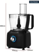 Çok Fonksiyonlu Mutfak Robotu 800 W 12 in 1 Ku mt el thumbnail 4