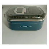 Vagonlıfe XC-7084 Lunch Box Çelik 550 ml Mavi - 1