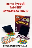 Lüks Tombala Seti 1.6 mm Kalın Büyük Taşlı • Aile Boyu Eğlencelik Tam Set Oyun • 7+ Yaş Kaliteli Kartlar thumbnail 5
