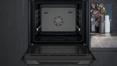 SİEMENS HU736AEA0T iQ300 Buhar Destekli Ankastre Fırın 60 x 60 cm Siyah - 4