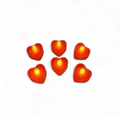 Led Plastik Kalp Mum 6 'lı thumbnail 1