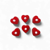 Led Plastik Kalp Mum 6 'lı thumbnail 3