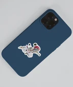 Kimetsu no yaiba-Demon Slayer Akaza -parlak kağıt 2 Li Set Anime Sticker Çıkartma thumbnail 5