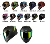 M-801 KASK VİZÖR (YEDEK) Şeffaf-Siyah-Gold - 10