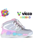 Vicco Unisex Ellen Patik Işıklı Phylon Bot - Gri - 1