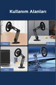 052 Metal Manyetik Telefon Tutucu – Güçlü Mıknatıslı, 360° Hareketli - 4