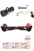 Elektrikli Kaykay Full Ledli Hoverboard Bluetooth Hoparlörlü 6.5 Inch Çanta Hediyeli D15 thumbnail 1