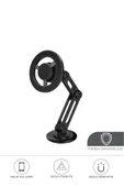 052 Metal Manyetik Telefon Tutucu – Güçlü Mıknatıslı, 360° Hareketli - 1