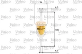 VALEO 587000 ŞEFFAF BENZİN ARA FİLTRE KÜÇÜK TİP ÜNİVERSAL 7700544588-82425649-251201511D - 1