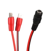 PowerMaster PM-28534 DC 5.5x2.5mm Dişi - C45 Terminal Erkek Adaptör Kablosu - 1