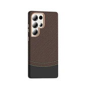 Galaxy S25 Ultra Kılıf M-safe Şarj Özellikli Karbon Fiber Görünümlü Zore Gros Kapak - 6