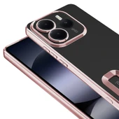 Xiaomi Redmi Note 14 5G Kılıf Kamera Korumalı Logo Gösteren Zore Omega Kapak - 5