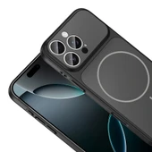 Apple iPhone 16 Pro Max Kılıf Zore M-Safe Şarj Özellikli Kamera Korumalı Formen Kapak thumbnail 8