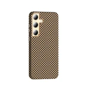 Galaxy S24 Plus Kılıf M-safe Şarj Özellikli Karbon Fiber Görünümlü Zore Gros Kapak - 10