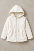 Peluş Kız Çocuk Mont - 4