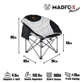 MADFOX MOONCHAİR DELUXE KATLANIR KAMP SANDALYESİ - 4