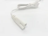 KOBILIGHT 2*0,50 MM² 1,00 MT FİŞLİ TEYP KABLOSU (BEYAZ) thumbnail 2