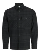 JPRRAYLE MELANGE CHECK L/S OVERSHIRT SN Black Beauty Black Beauty L thumbnail 2