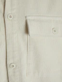 JJEPERFECT CORDUROY OVERSHIRT LS SN Antique White Antique White M thumbnail 7