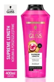 Gliss Supreme Length Koruyucu Şampuan Yağlı Köklü Kuru Uçlu Saçalar 400 ml thumbnail 1