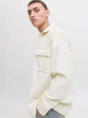 JJEPERFECT CORDUROY OVERSHIRT LS SN Antique White Antique White L thumbnail 5