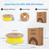 Creality Hyper Abs Sarı Filament 1.75mm 1000Gr - Urhanshop Yetkili Satış thumbnail 5