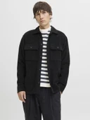 JJEPERFECT CORDUROY OVERSHIRT LS SN Black Black M thumbnail 7
