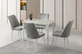 Tekno Venedik MDF Açılır Mutfak Masa Sandalye Takımı 60x100 thumbnail 1