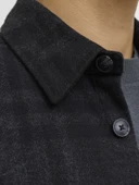 JPRRAYLE MELANGE CHECK L/S OVERSHIRT SN Black Beauty Black Beauty M thumbnail 7
