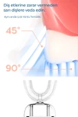 Şarjlı Titreşimli 360 derece  U Diş Fırçası - 2
