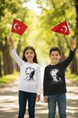 Atatürk Baskılı Uzun Kollu Tişört - 1