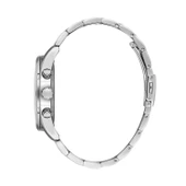 Daniel Klein DK.1.10716.2 Gümüş Siyah Çift Zaman Dilimli Fonksiyonlu Çelik Kordonlu Takvimli Erkek Kol Saati - 2