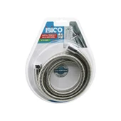 METAL ÖRGÜLÜ DUŞ HORTUMU 1.5MT VAKUMLU AMBALAJ ANTİ TWİST=DOLANMAZ-KIVRILMAZ-KOPMAZ (5250) - 1