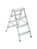 SM Saraylı 4+4 Çift Taraflı Alüminyum Merdiven - 1